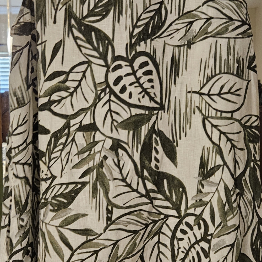 Ladies XL(14) A line linen dress.